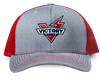 Victory Style hat - gray and red